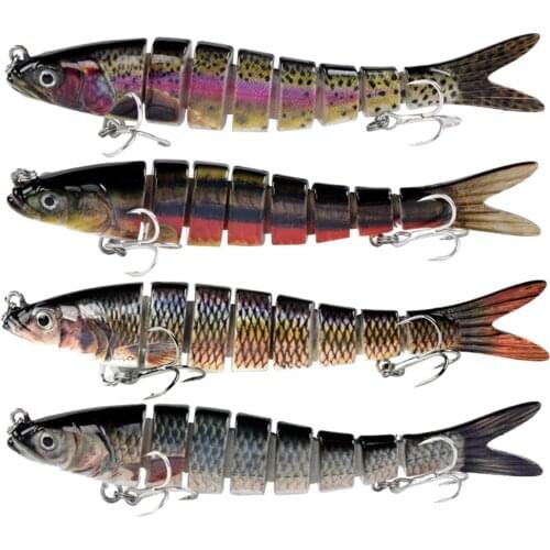 14cm 27g Multi Jointed Fishing Artificial Lifelike Lure Wobbler Fish Swim Bait