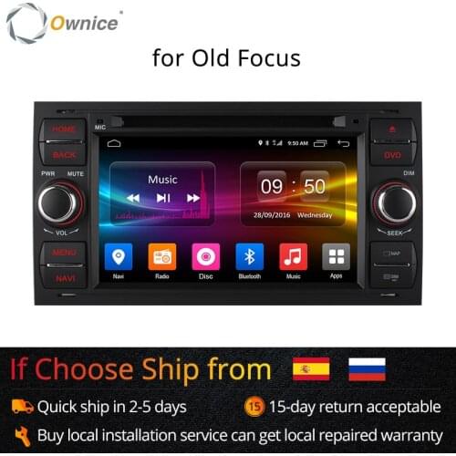 Ownice C500 Android 6.0 Octa 8 Core In Dash Car DVD Player For Ford Mondeo Focus Transit C-MAX GPS Navi Radio Support 4G LTE