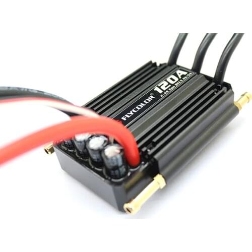 Flycolor 50A 70A 90A 120A 150A Brushless ESC Speed Control Support 2-6S Lipo BEC 5.5V/5A for RC Boat F21267/71