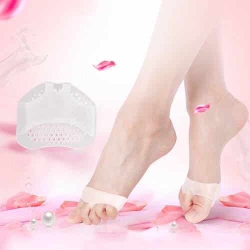 Gel Forefoot Pads High Heel Shoes Insoles Prevent Blister Silicone Gel Insole Pain Relief Foot Care
