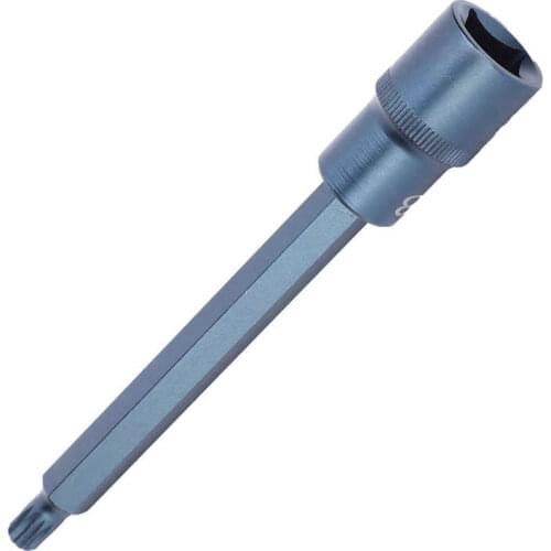 Socket Bit Alloy Steel Blueing 12-Point High Hardness 1/2 Drive Port Screwdriver Bit Tool Hand tools Wrench Accessories