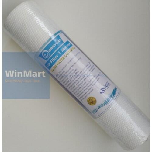 1PC 10 INCH Household Drinking Water Purifier PP cotton 1um Purifier Front Filter Cartridge Aquarium For Reverse Osmosis
