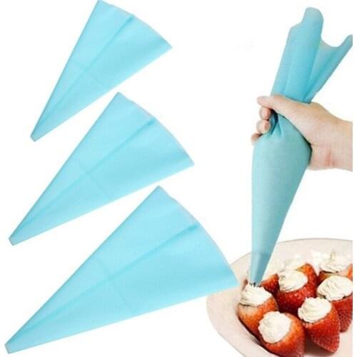 Wholesale Price Set of 4pcs Ecofriendly Silicone Pastry Bags for Making Cakes S M L XL Pastry Bag Pastry Tools