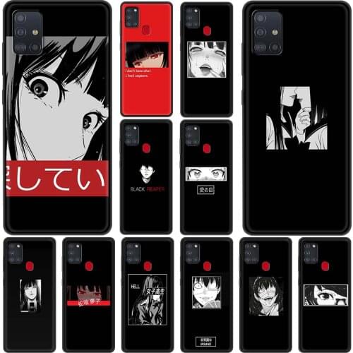 Manga Kakegurui Soft Case For Samsung A51 A71 5G A50 A70 A41 A40 A31 A30 A21s A20e A20s A12 A11 A10 Smart Phone Cover Coque Bag
