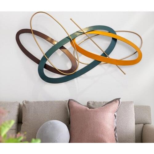 Wall Hangings, Living Room Dining Room Sofa Background Wall Three-dimensional Wrought Iron Decorative Wall Decoration