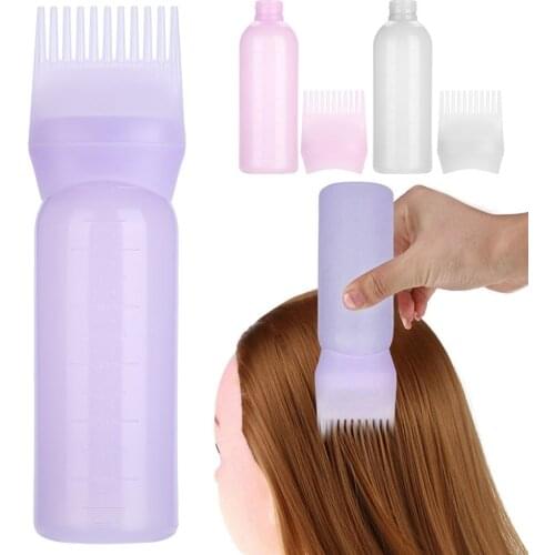 New Hot Applicator Brush Dispensing Salon Hair Coloring Dyeing Washing Tools Dry Pot Bottles Hair Dye Bottle Shampoo Soft Bottle