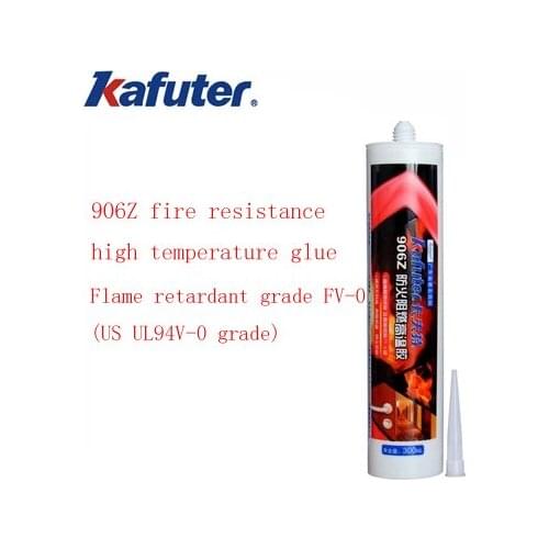 Kafuter 906Z fire retardant high temperature adhesive fire door ventilation pipe flame retardant sealant 300ml
