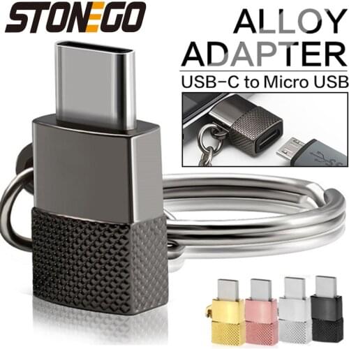 STONEGO USB Type C OTG Adapter USB C Male to Micro USB Female Cable Converters for Macbook Pro iPad Pro Mouse USB OTG Adapter