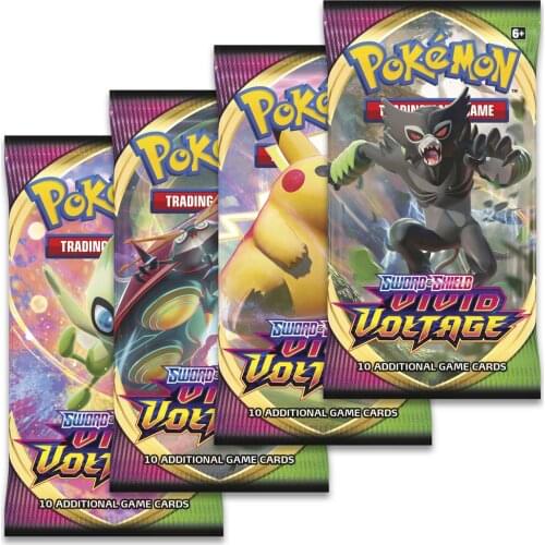 Pokemon 324Pcs / Box Sword & Shield Live Tension (Pack of 36) Trading Card Game Pokemon Cards Kids Collection Card Game Toys
