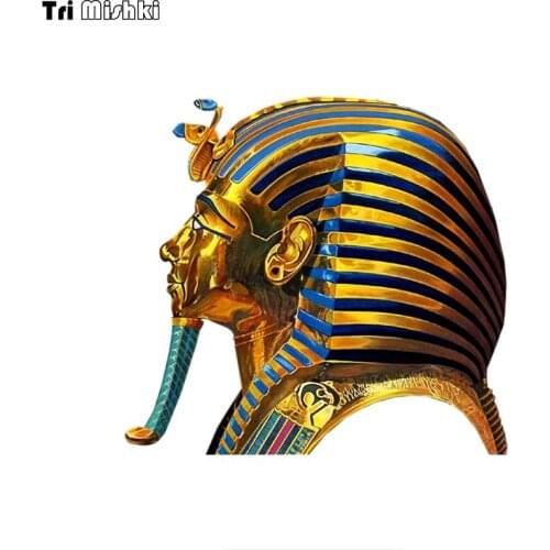 Tri Mishki WCS902 15x14cm ancient egypt anubis car sticker PVC coloful Decals Motorcycle Accessories sticker