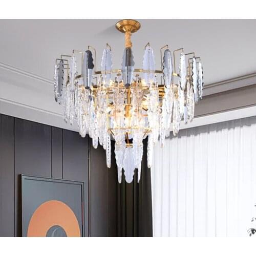 Gorgeous Crystal Living room Lights Atmospheric fashion Chandelier Villa lights Restaurant lights