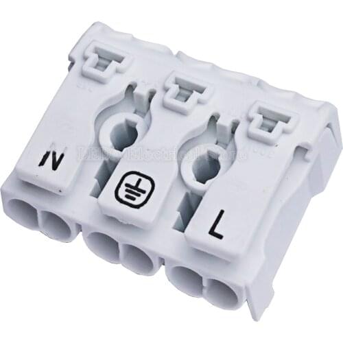 1PCS Wire 0.75-2.5mm 450V 24A Quick press terminal DF923 LED Luminaire Wire Connector 2P 3P 4P 5p