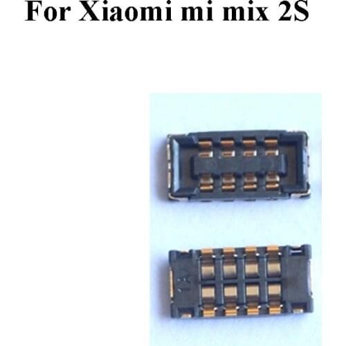 2PCS Inner FPC Connector Battery Holder Clip Contact For Xiaomi mi mix 2S 2 S logic on motherboard mainboard on flex cable mix2s