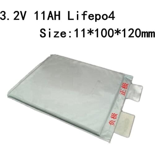 4pcs Full Capacity 3.2V 10AH 10100120 Lifepo4 Battery 3.2V 11AH for DIY 12V 24V 36V 10AH 20AH Electric Moped Scooter Golf Cart