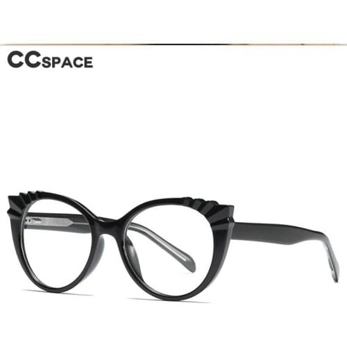 49591 Tr90 Plastic Titanium Cat Eye Glasses Frame Anti-Blue Light Male and Female Optical Fashion Computer Eyeglasses