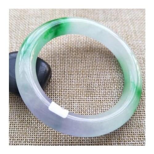 58-60mm Certified 3 color green purple Lavender Jadeite JADE Bracelet Bangle free shipping(Certificate delivery)