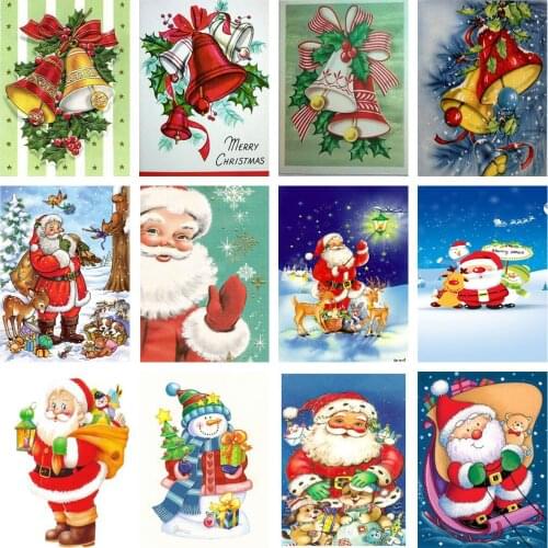 Diamond Painting 5d Diy Santa Claus Full Diamond Mosaic Snowman Home Decoration Wall Decoration Painting Personalized Gift