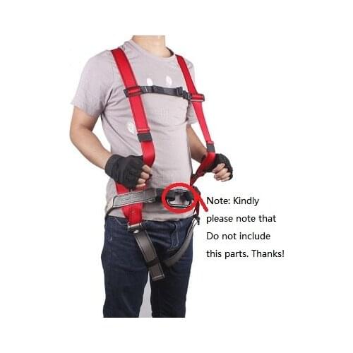 Professional Outdoor Class 2 camping Climbing safety Harness Fullbody Belts for Climbing Aerial Rappelling Rescue Caving tool