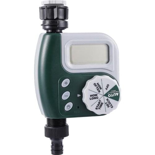 Automatic LCD Display Watering Timer Electronic Home Garden Solenoid Valve Water Controller Yard Lawn Watering Device Fittings