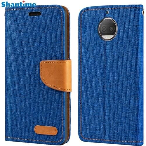 Oxford Leather Wallet Case For Motorola Moto G5S Plus With Soft TPU Back Cover Magnet Flip Case For Motorola Moto G5S Plus
