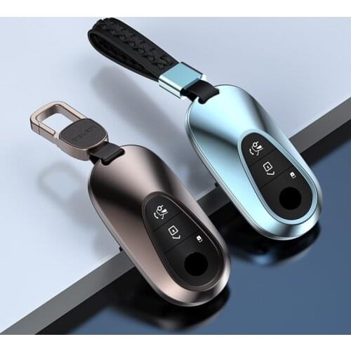 Aluminium Alloy+TPU Car Key Cover Case For Mercedes Benz W223 Class S300 S350 S450 S500 2020 2021