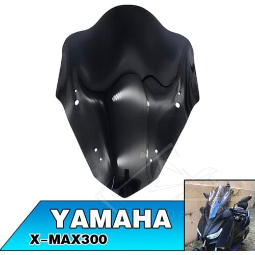 Double Bubble Motorcycle Smoke Windscreen Windshield Wind Deflectore For YAMAHA XMAX 250 XMAX300 X-MAX250 X-MAX300