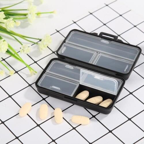 Weekly 7 Days Tablet Pill Box 7 Grids Organizer Weekly Medicine Jewelry Container Storage Box Tablet Dispenser Organizer