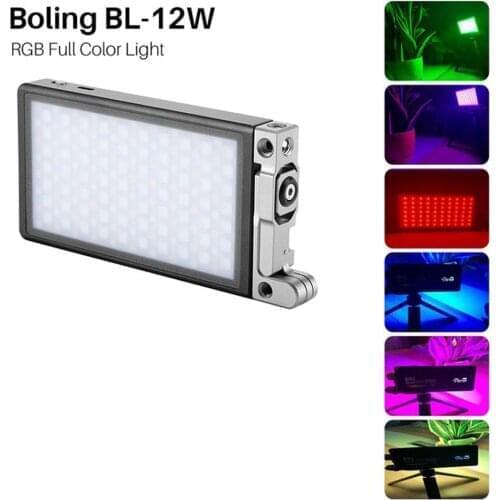 Boling BL-P1 LED Selfie Light Video Light P1 2500K-8500K Photography Lighting Video Studio Lighting for Canon Nikon