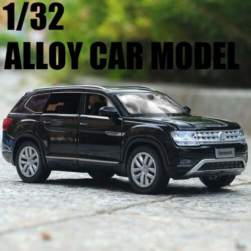 1:32 All New Tiguan L Teramont SUV Alloy Car Model Diecasts & Toy Vehicles Metal For Children Kids Gifts Collection