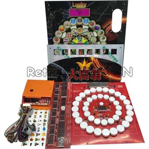 New Mario Game DIY kit with millionaire PCB motherboard and wires cable for Arcade Casino Slot Game Machine