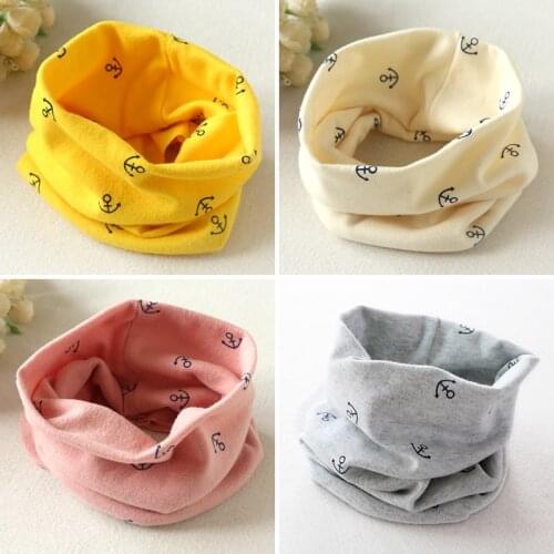 New Autumn Winter Baby Cotton Scarf Children Kids Scarves Spring Boys Girls Cartoon Bibs Infant Toddler Child Cute Neckerchief