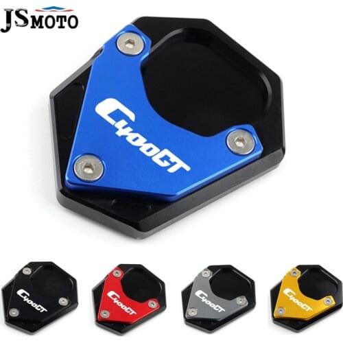 For BMW C400 GT C400GT c400gt 2019 2020 2021 Motorcycle CNC Foot Side Stand Enlarger Plate Kickstand Extension Pad