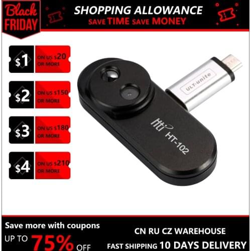 Portable Mobile Phone External Infrared Thermal Imager Center Point Temperature Display for Android Mobile Phone with Adapter