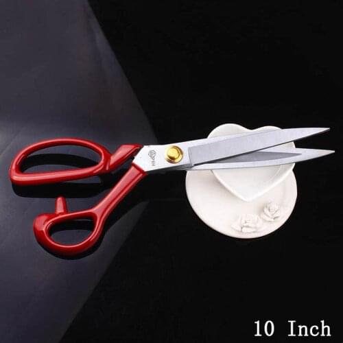 Professional Tailor Scissors For Embroidery Durable Stainless Steel Scissors Vintage Craft Fabric Leather Tailor Cutter Sharp