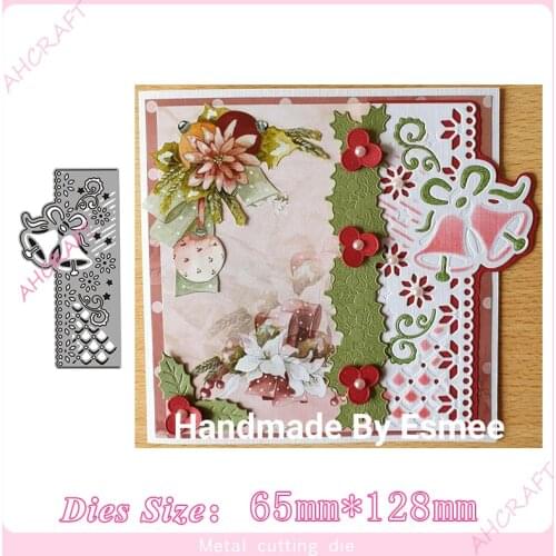Christmas bell lace Metal Cutting Dies for diy Scrapbooking Photo Album Decorative Embossing PaperCard Crafts Die2020