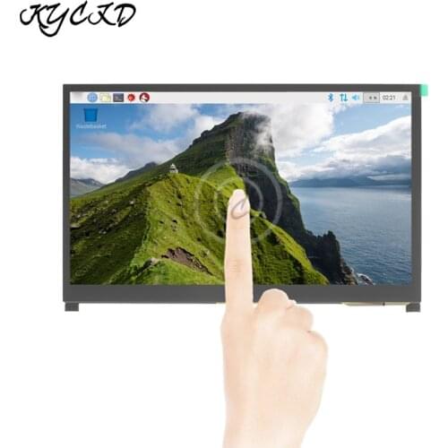 10.1" Touch Screen For Raspberry Pi 3B+/4B LCD Display HDMI-Compatible 1024x600 Super Definition Monitor with Stand