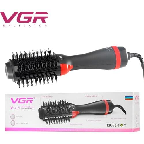 Hair curler One Step Hair Dryer Hot Air styler Brush Fluffy Curling Iron Constant Temperature Hair Care Dryer Straight Hair Comb