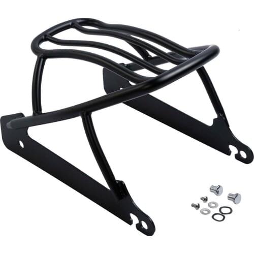 Motorcycle Rigid Solo Luggage Rack For Harley Dyna Street Bob FXDB Super Glide FXDC 2006-17