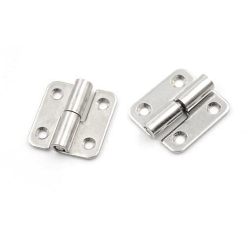1.5 Inch Long Stainless Steel Self-Closing Corner Draw Door Hinge Mounting Doors Hinges For Home Window Cabinet Tool Box