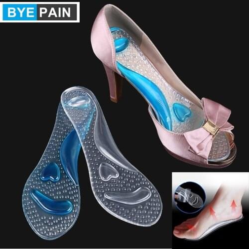 1Pair Foot Massage Care High Heel Cushion for Women, Ball of Foot Inserts & Arch Support Metatarsal Pads, Insole Relief Pain