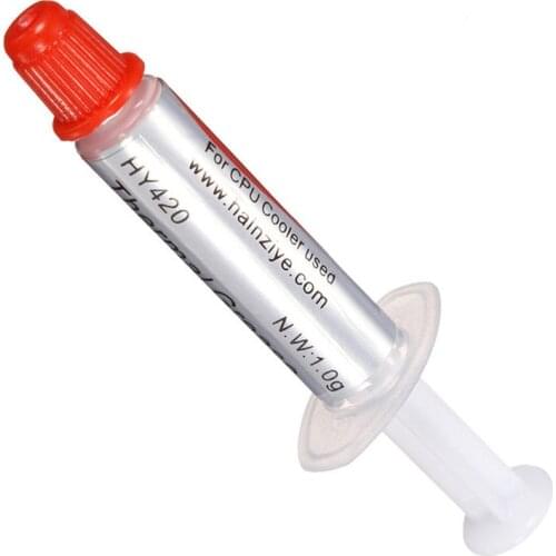 10pcs HY420 1g White Thermal Grease Silicone Grease Conductive Grease Paste For CPU GPU Chipset Cooling Compound Silicone