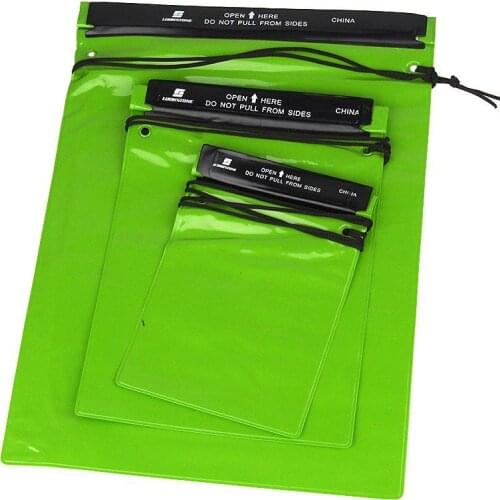 Mounchain 3pcs/Set Waterproof Bags Water Tight Cases Storage Pouch Document Holder for Camera Mobile Phone for Kayaking Fishing
