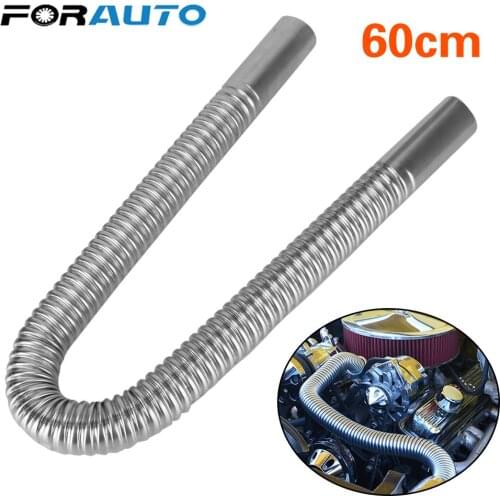 60cm Exhaust Pipe Gas Vent For Air Diesels Parking Tank Car Accessories Air Parking Heater Round Tube Stainless Steel
