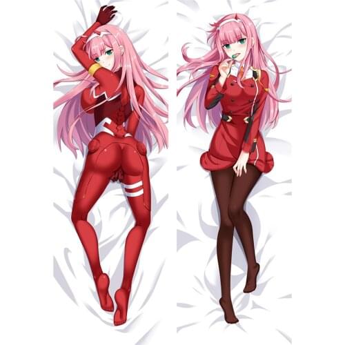 Anime DARLING in the FRANXX zero two 02 Cosplay Dakimakura Pillow Case Hugging Body