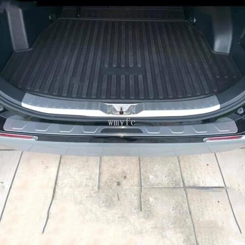 For toyota RAV4 2019 2020 5th Car Rearguards Stainless Steel Rear Bumper Trunk Fender Sill Plate Protector Guard Covers trim