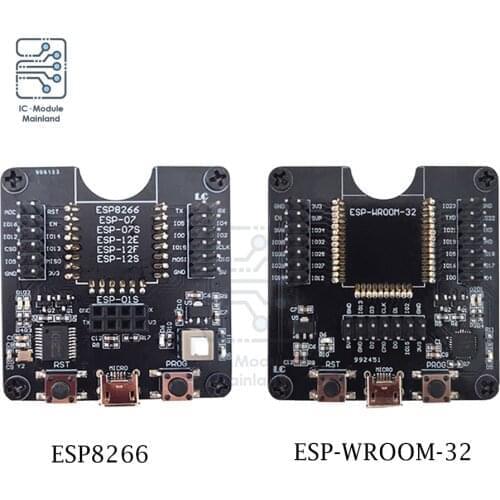 ESP8266 ESP-WROOM-32 ESP32-WROVER Development WIFI Board Test Frame Burning Fixture Tool Downloader for ESP-01S ESP12S ESP07S