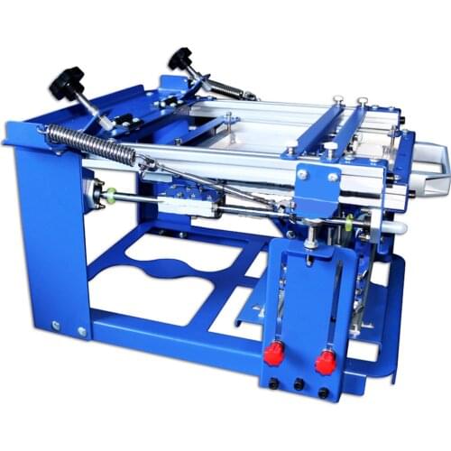 Curved screen printing machine manual screen press bottle printing