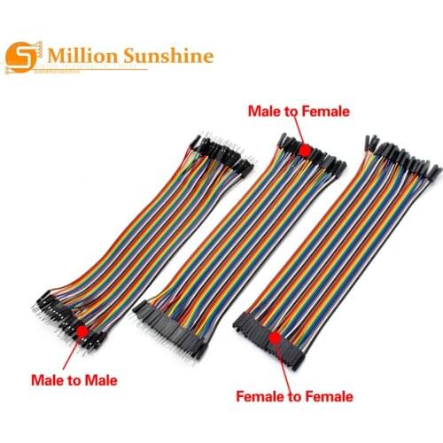 Cable Dupont Jumper Wire Dupont 20CM Male to Male + Female to Male + Female to Female Dupont Cable RPI155