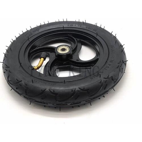 8 Inch 8x1 1/4 Pneumatic Wheel Inner Tube Outer Tyre with Aluminium Alloy Hub for Kickscooter Scooter Accessories
