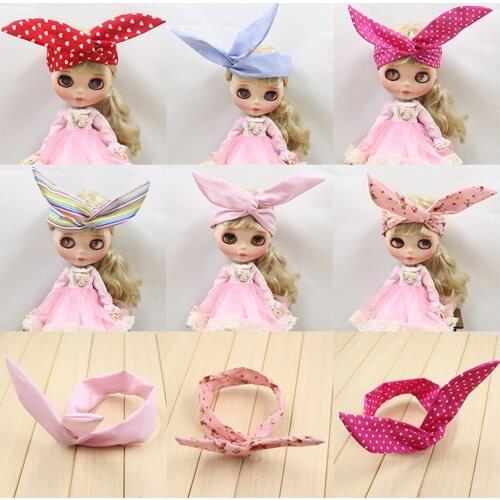 Cute Twist Knot Hairband Headband Headdress Hair Hoop for Blythe Doll Multi-color Momoko Pullip Dolls Accessories Girl Gift